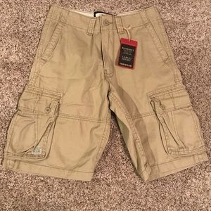 Men’s Khaki Cargo Shorts